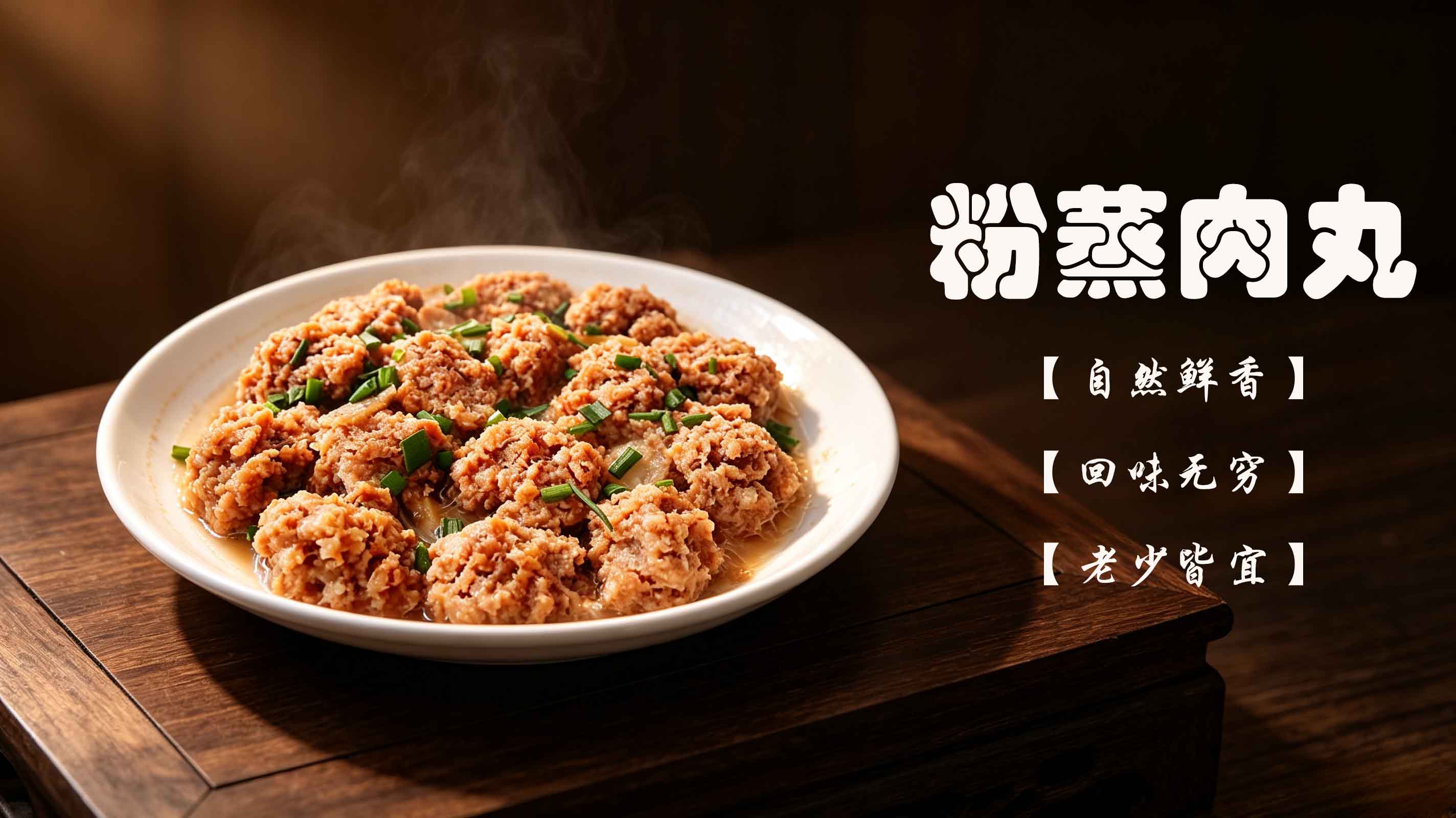 粉蒸肉丸