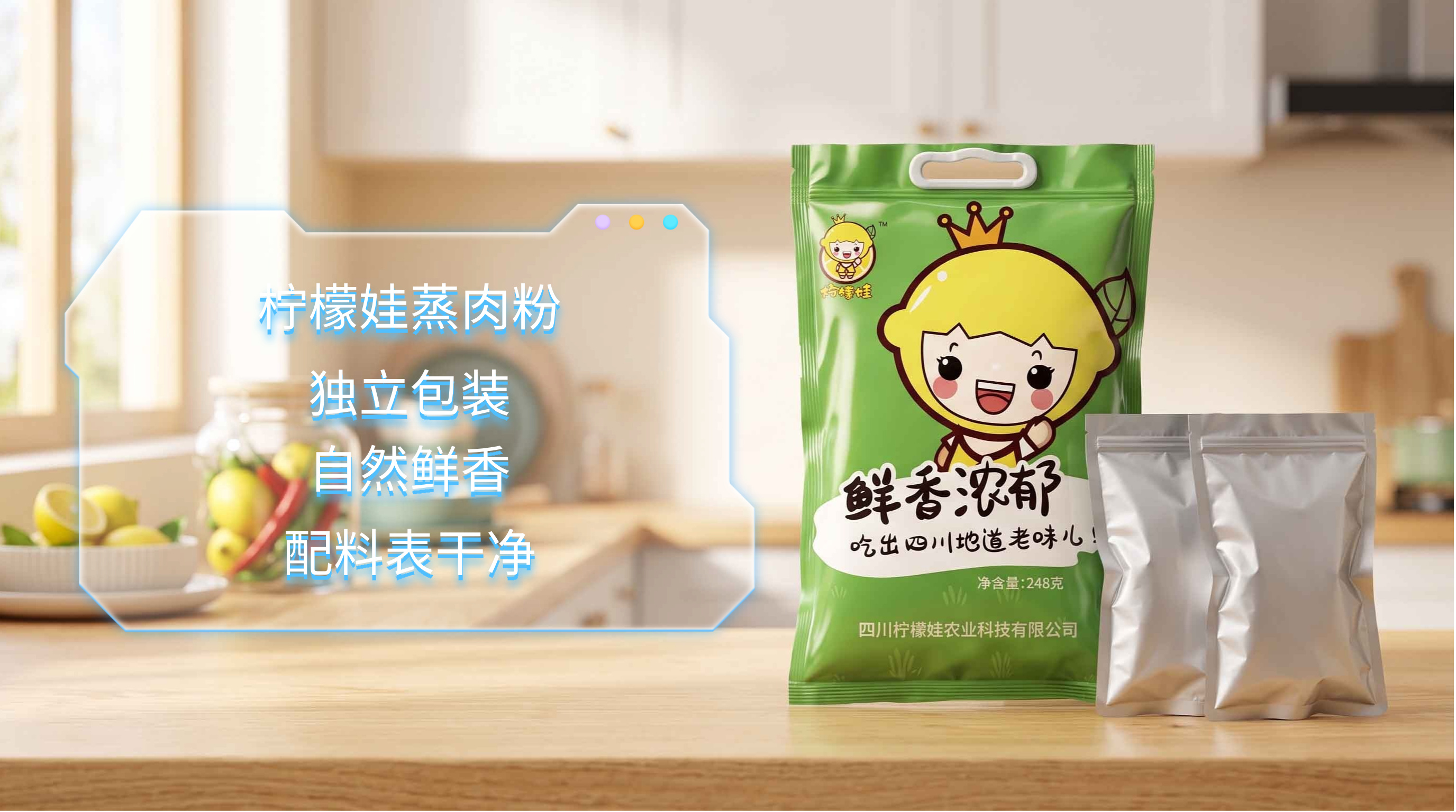 粉蒸艾叶成品实拍