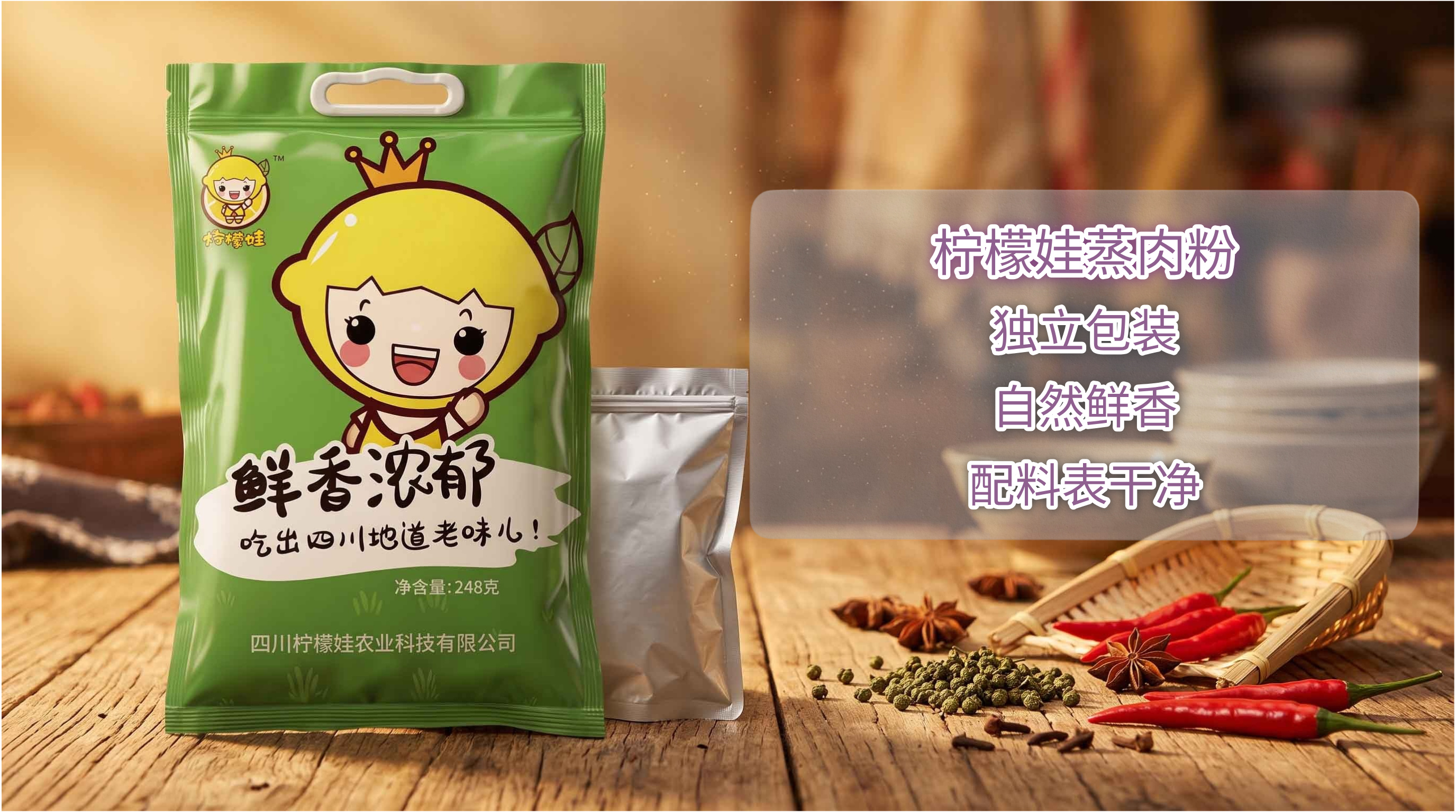 粉蒸茼蒿成品实拍