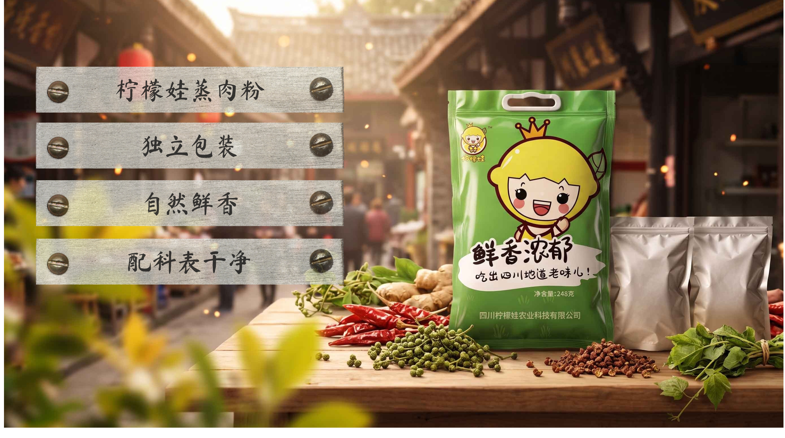 粉蒸豆角成品实拍