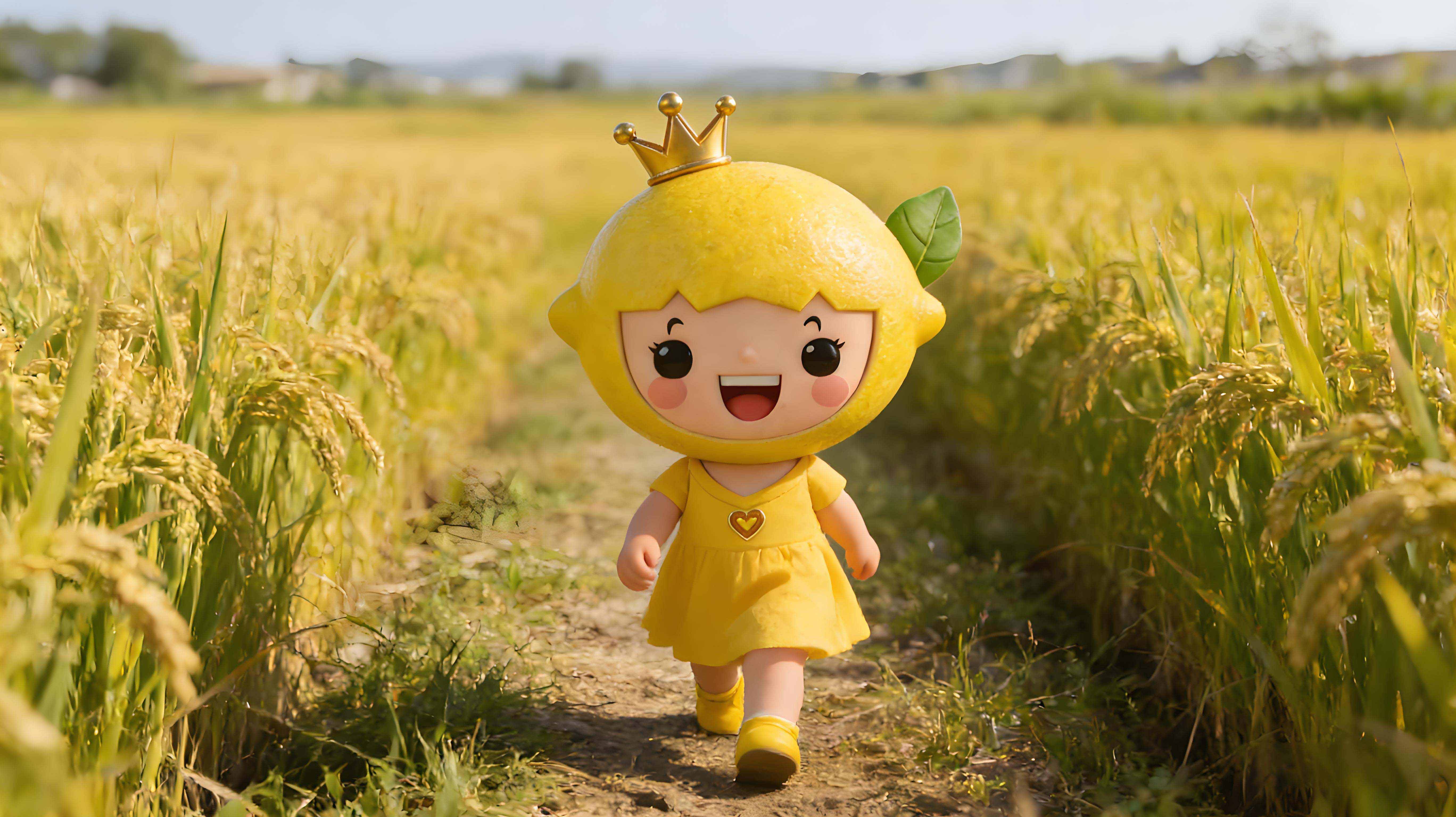 柠檬娃漫步田间